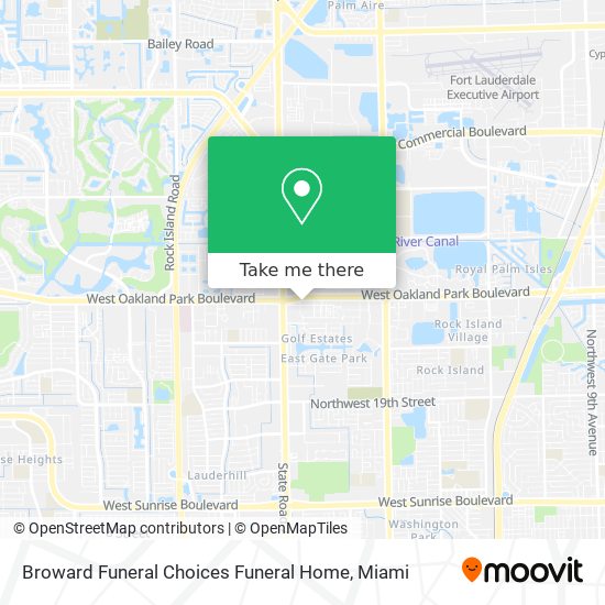 Mapa de Broward Funeral Choices Funeral Home
