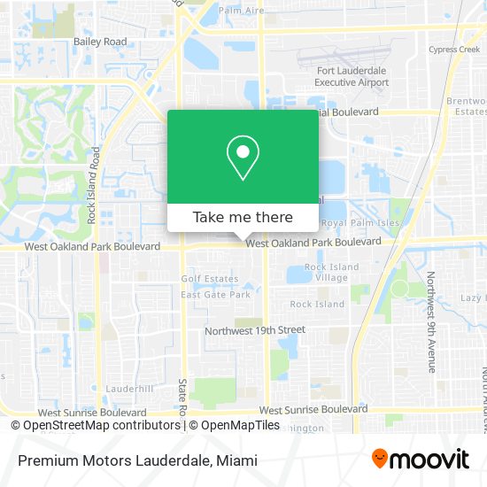 Premium Motors Lauderdale map
