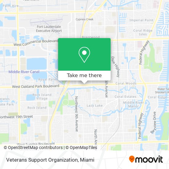 Mapa de Veterans Support Organization