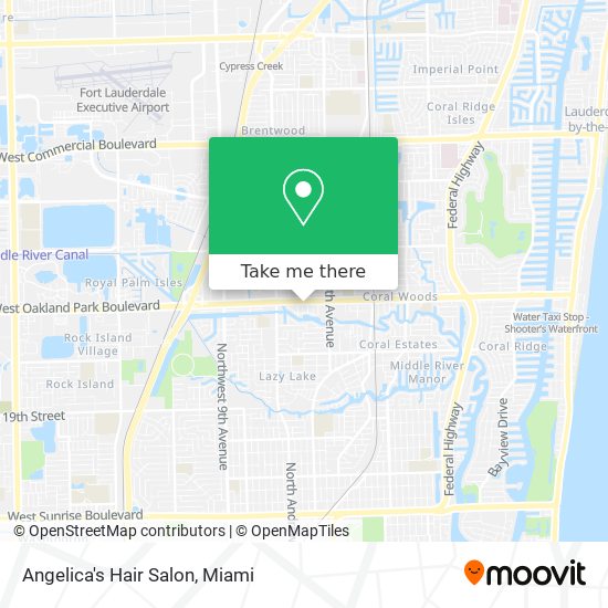 Angelica's Hair Salon map