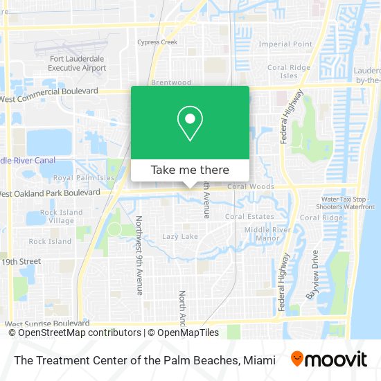 Mapa de The Treatment Center of the Palm Beaches