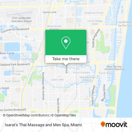 Mapa de Isarat's Thai Massage and Men Spa