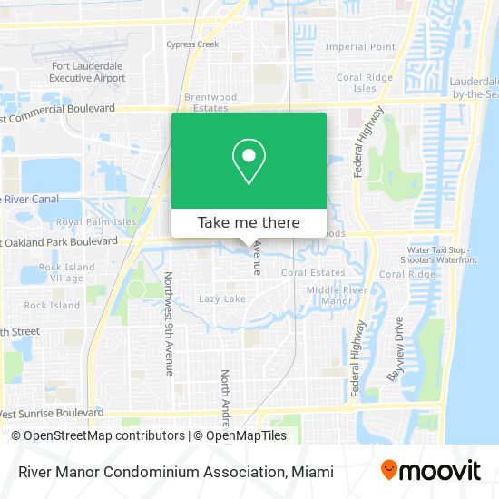 River Manor Condominium Association map