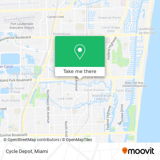 Mapa de Cycle Depot