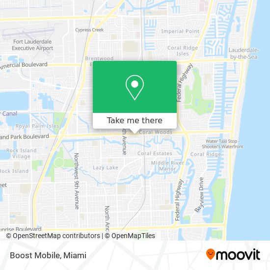 Boost Mobile map