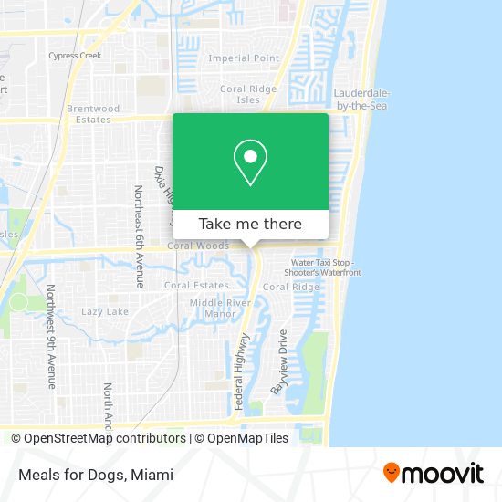 Meals for Dogs map