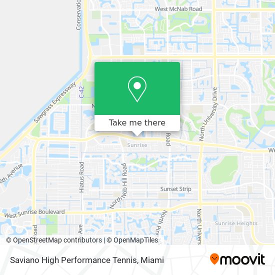 Saviano High Performance Tennis map