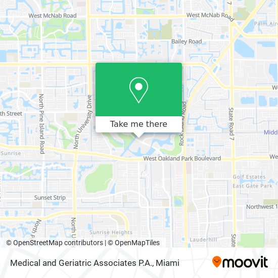 Medical and Geriatric Associates P.A. map