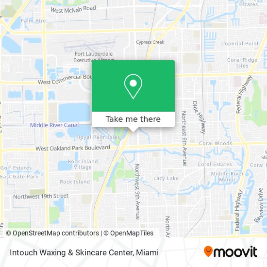 Mapa de Intouch Waxing & Skincare Center