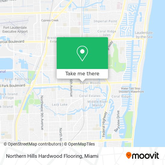 Northern Hills Hardwood Flooring map