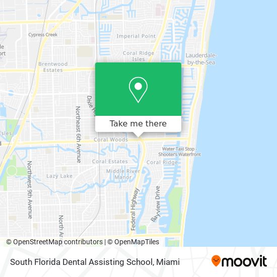 Mapa de South Florida Dental Assisting School
