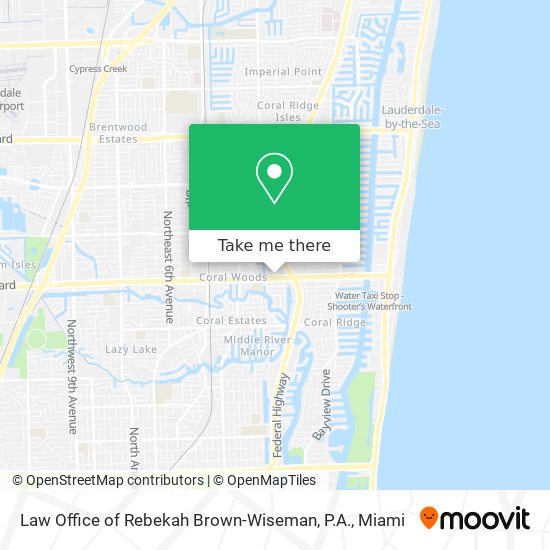 Law Office of Rebekah Brown-Wiseman, P.A. map