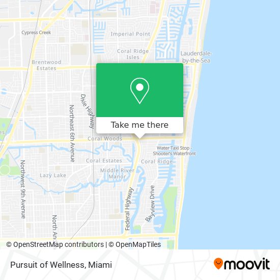 Pursuit of Wellness map