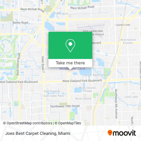 Joes Best Carpet Cleaning map