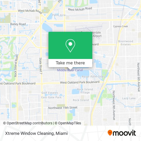 Xtreme Window Cleaning map