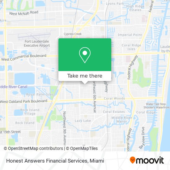 Mapa de Honest Answers Financial Services