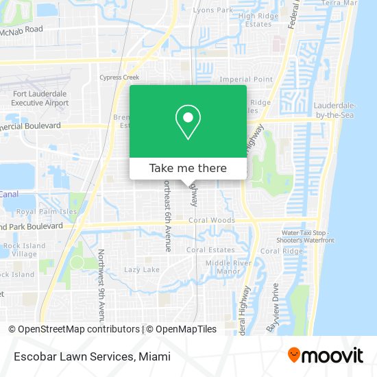 Escobar Lawn Services map