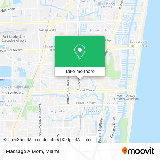 Massage A Mom map