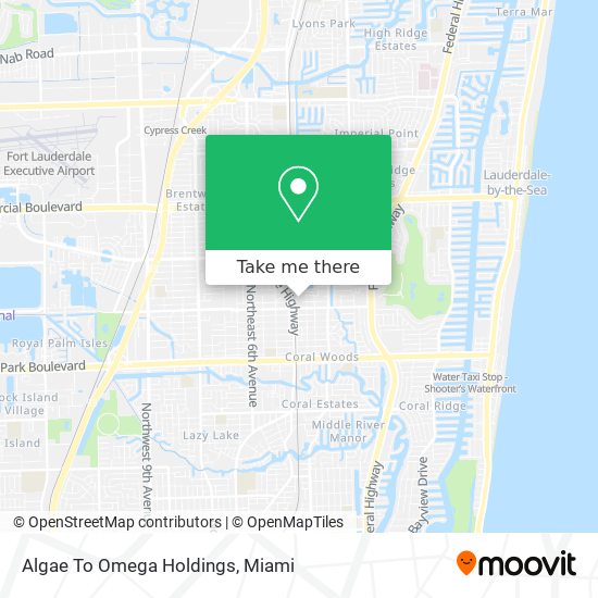 Algae To Omega Holdings map