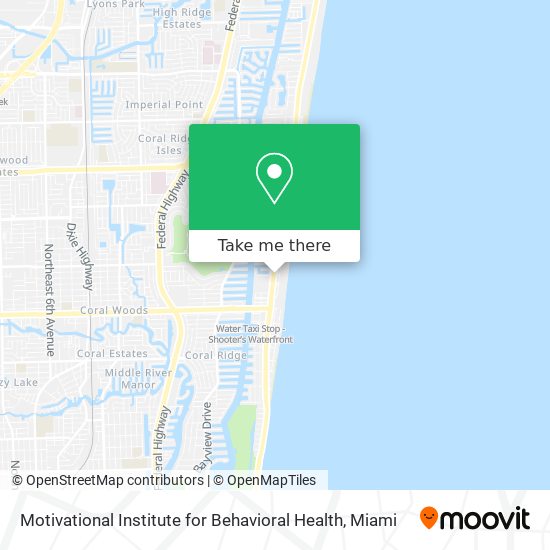 Mapa de Motivational Institute for Behavioral Health