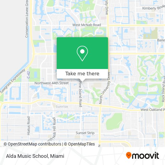 Alda Music School map