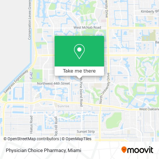 Mapa de Physician Choice Pharmacy