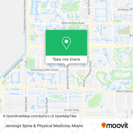 Jennings Spine & Physical Medicine map