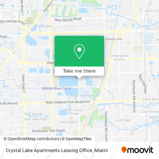 Crystal Lake Apartments Leasing Office map
