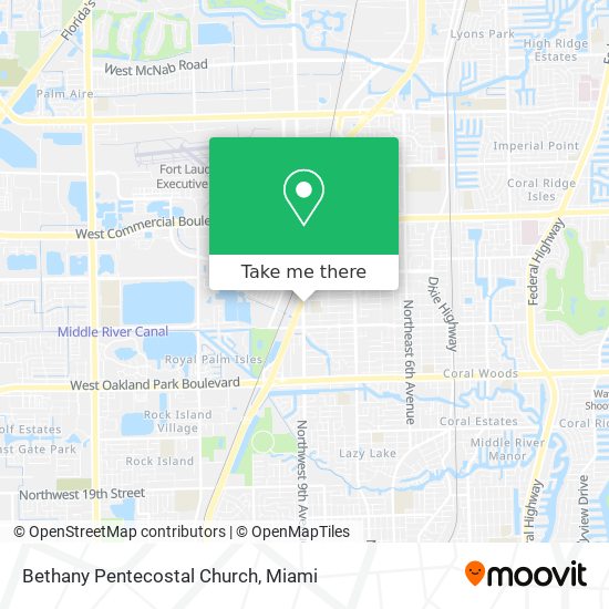 Mapa de Bethany Pentecostal Church