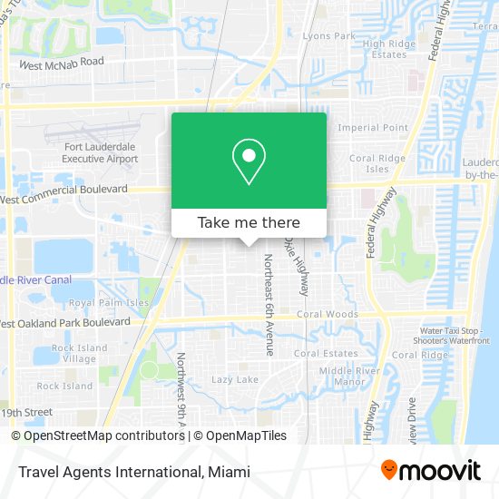 Travel Agents International map