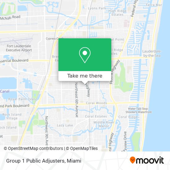 Group 1 Public Adjusters map