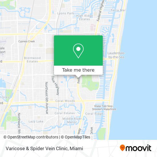 Mapa de Varicose & Spider Vein Clinic
