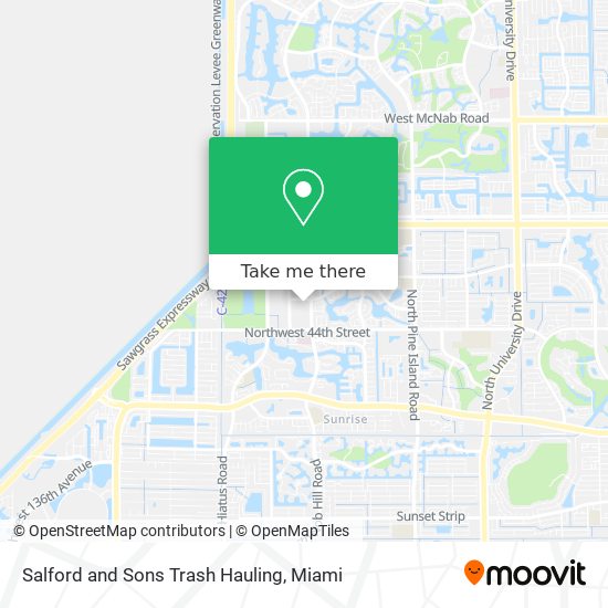 Mapa de Salford and Sons Trash Hauling