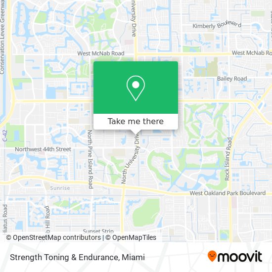 Mapa de Strength Toning & Endurance