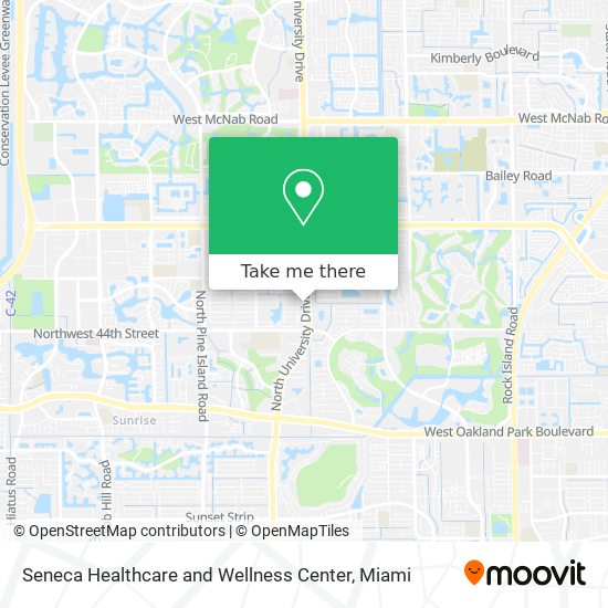 Seneca Healthcare and Wellness Center map