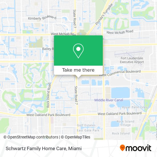 Schwartz Family Home Care map