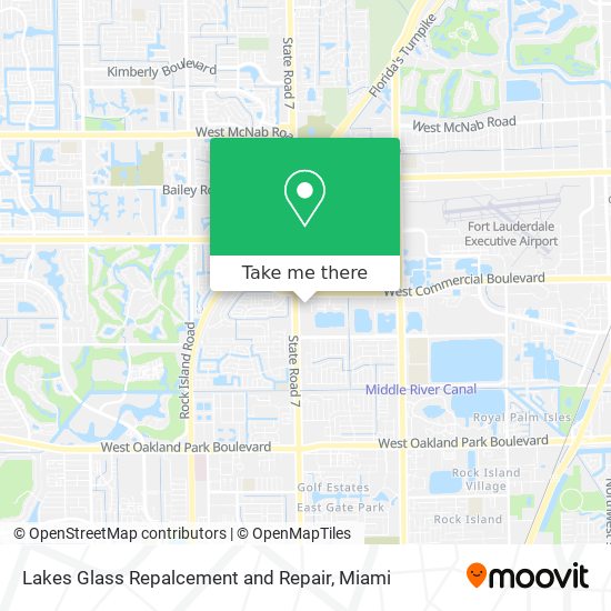 Mapa de Lakes Glass Repalcement and Repair