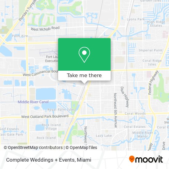 Complete Weddings + Events map