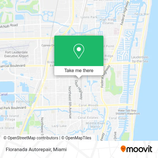 Floranada Autorepair map