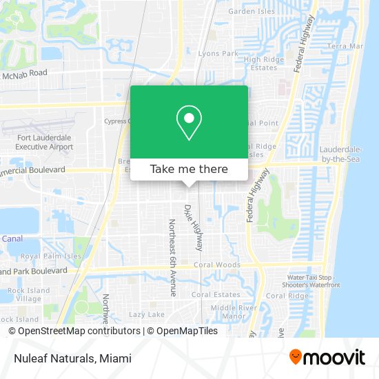 Mapa de Nuleaf Naturals