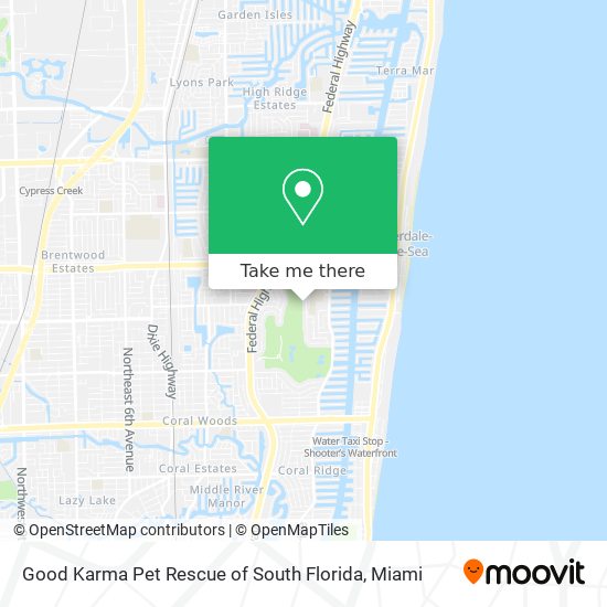 Good Karma Pet Rescue of South Florida map
