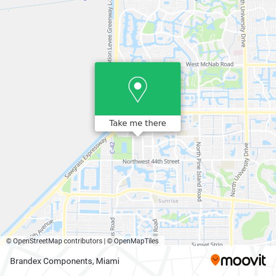 Brandex Components map