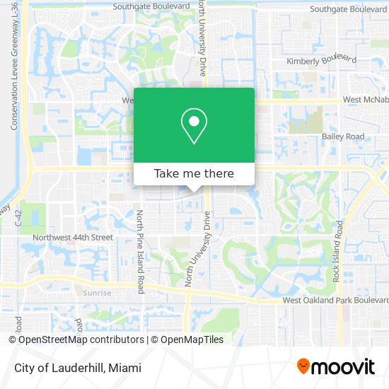 City of Lauderhill map