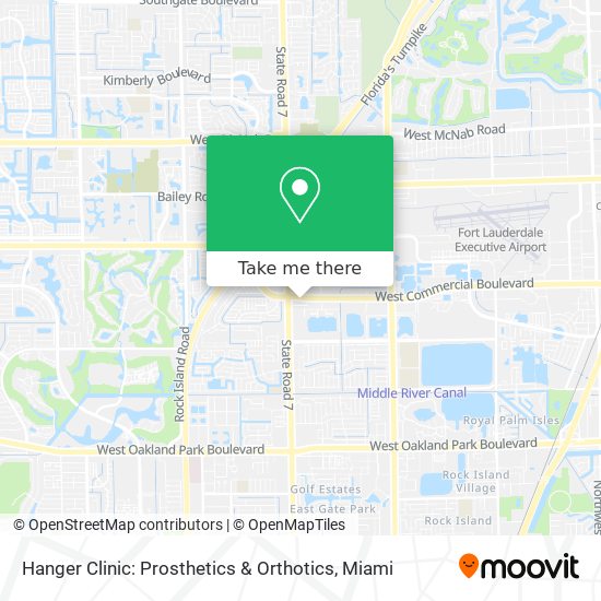 Hanger Clinic: Prosthetics & Orthotics map