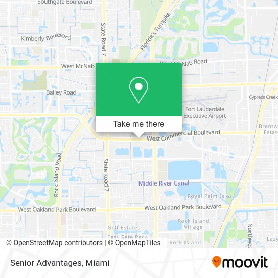 Senior Advantages map