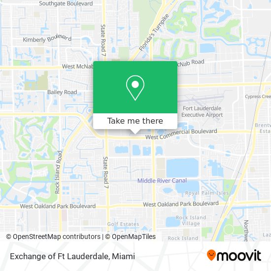 Mapa de Exchange of Ft Lauderdale
