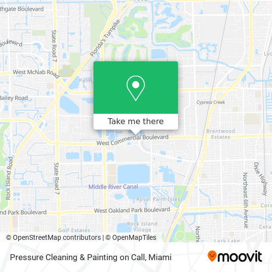 Pressure Cleaning & Painting on Call map