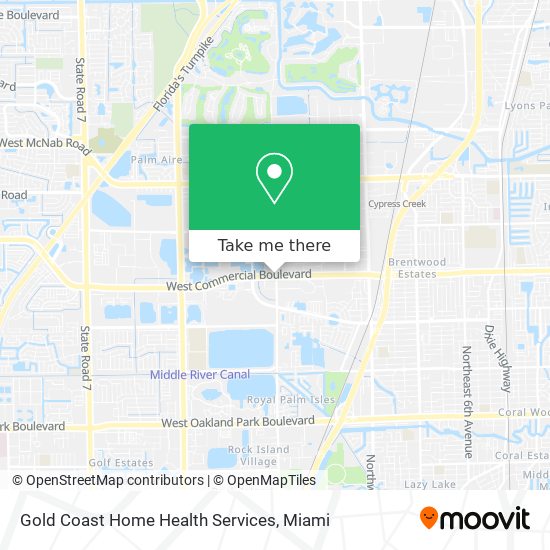 Gold Coast Home Health Services map