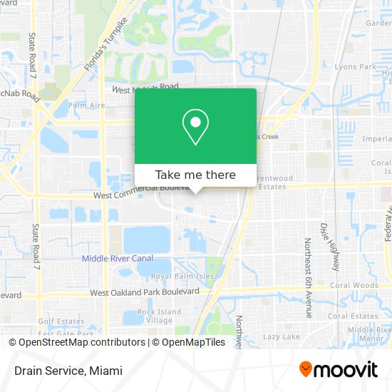 Drain Service map