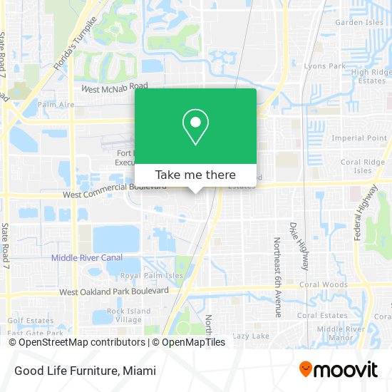 Good Life Furniture map